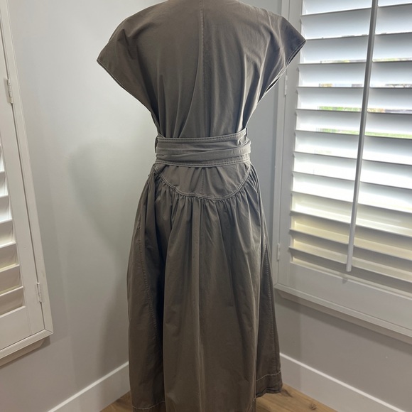 Tory Burch Poplin Wrap Dress - Picture 5 of 8